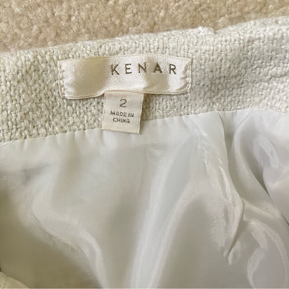 NWT White Sequin Mini Skirt - size 2 - Picture 5 of 8